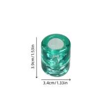 1pc Cigarette Extinguisher | Fireproof Ashtray | Classic Design, Plastic Material, Round Shape, No Electricity Required - Multicolor - View 10