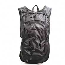 20升户外徒步背包，男女通用徒步旅行包 - 黑色 - 查看 5