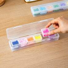 1/4/8pcs Bead Storage Box, Small Particle Beads, Pearls, Diamonds Organizer Compartment - Multicolor - View 1