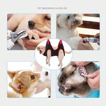 Cat & Dog Nail Clipper Holder, Hanging Grooming Bed, Pet Nail Care Tools, Anti-Scratch & Bite Suspended Nail Trimming Bag - S - View 2