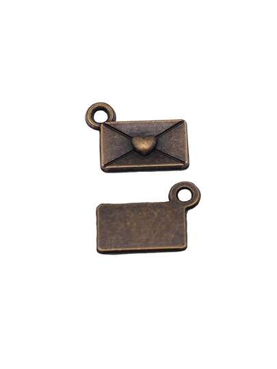 40pcs Vintage Distressed Love Letter Pendant Charms For DIY Jewelry Making