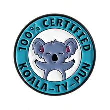 Cute Cartoon Koala Enamel Badge Set - Coffee Mug Shaped With Slogan For Medical Staff, Interesting Creative Brooch Badge Suitable For Backpacks And Bags Decoration, Anime Badges, Holiday Gifts, Jacket Badges, Cute Core, Nurse ID Card Holder, Various Styles Of Clothing Accessories, Badges, Metal Badge Gifts Holiday Clothes Hats Accessories Brooches - one-size - View 11