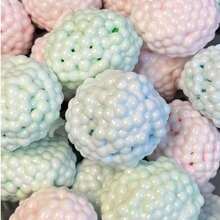 一套1/2/4个手工可捏绿色球，适合制作创意道具、家庭聚会、节日、开斋节、狂欢节、复活节等场合，手工绿色减压球，内含爆珠 - ASMR放松 - 多色 - 查看 1