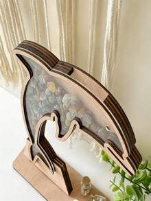 1 hộp gỗ hình cá heo có cửa sổ acrylic, trang trí phòng trẻ sơ sinh, trang trí chủ đề đại dương cho phòng ngủ và phòng khách, quà tặng lễ Phục sinh. - Nhiều màu - Xem 11