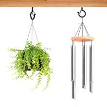 Durable Ceiling Hooks For Indoor And Outdoor Use, Suitable For Hanging Plants And Party Decorations, Suspension - Black - View 10