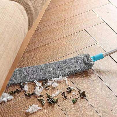 1 bộ, Chổi phủi bụi bằng sợi microfiber có cán nối dài, Chổi phủi bụi có thể giặt và kéo dài, Chổi làm sạch bụi khe hẹp có thể thu gọn, Chổi làm sạch kép khô ướt, Chổi quét bụi đa năng, Thích hợp cho ghế sofa, giường và gầm đồ nội thất, Dụng cụ vệ sinh (Do các lô hàng khác nhau, thiết kế và màu sắc của các bộ phận nhựa trên cán có thể khác nhau. Chúng tôi xin lỗi vì bất kỳ sự bất tiện nào gây ra.)