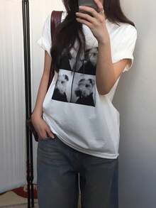 Women T-Shirts - White - View 2