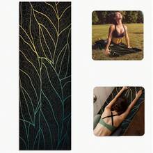 1 片 71*22 英寸瑜伽垫，多种花卉图案可选 - 防滑耐磨，加宽加厚健身垫，家用/专业初学者瑜伽训练垫 - 彩色 - 查看 12