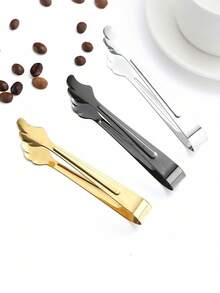 1个不锈钢方形糖/冰块夹，冰块夹，热毛巾夹 - 查看 5