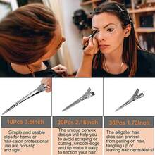 50pcs 4.5CM Blank Hair Clips, Suitable For DIY Hair Accessories And Styling Tools - Three Mixed Packs - View 5