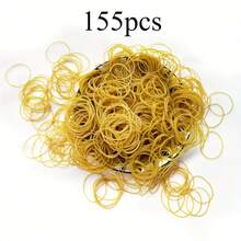 25mm Diameter Rubber Bands, Approx. 155/355/555pcs, High Elasticity Durable Rubber, Suitable For Home, Office, School Use - Yellow - View 9