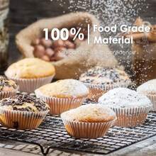 1pc Barbecue Grill Cooling Rack, Cooking Baking Cooling Tray, Grill Rack, Cake Cooling Rack, Roasting Rack, Baking Steaming Rack, Biscuit Cooling Rack, Iron Cooling Toast Rack - Black - View 7