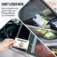 50pcs Funny German Parking Violation Tickets, Paper Material, Car, Truck, Motorcycle Prank Parking Reminder Index Cards - Writable Mischief Parking Tickets With Checkboxes - Multicolor - View 4