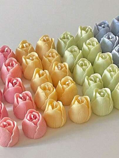 郁金香蜡模，DIY郁金香香薰石石膏装饰礼品，研磨工具