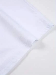 Disney Mickey And Minnie Mouse  Outfit Print Soft And Stretchy Casual Short-Sleeved Top, Fashionable Short-Sleeved Round-Neck T-Shirt, Breathable And Lightweight, Fashionable And , For Women. - White - View 3