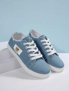 Women's Flat Breathable Casual Shoes, Fashion Sneakers For All Seasons - Blue - View 7