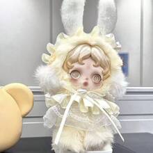 10厘米毛绒娃娃服装套装，高品质奶油泡泡天使系列娃娃衣服，针织布娃娃配件 - 彩色 - 查看 6