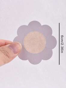 100pcs Disposable Nipple Covers, Seamless Breathable Self-Adhesivelnvisible Bra, Women's Lingerie & Underwear Accessories,Low Cut Evening Dresses, Bras, Underwear Accessories, Nipple Covers To Prevent Exposure, Wedding Photography Supplies, Wedding Clothi - Apricot - View 7