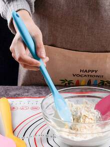 1 件装宠物罐头勺，猫湿粮搅拌勺，多功能硅胶刮刀，食品刮刀黄油刮刀烘焙，易于清洁，奶油刮刀，硅胶刮刀，果酱刮刀，耐高温奶油刮刀，搅拌和烘焙工具蛋糕刮刀，可用于切割甜点蛋糕。 - 查看 2