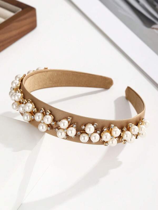 1pc Women's Baroque Style Luxurious Fashion Headband Beauty Home Hair Accessories
