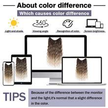 24-Inch V-Shaped Wavy Ombre Clip-In Hair Extensions, High-Temperature Fiber Material, For Women - Multicolor - View 5