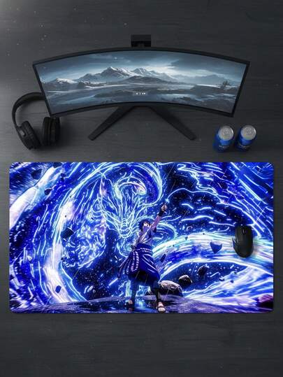 Large Gaming Mouse Pad, Suitable As Keyboard Mat, Desk Mat Or Book Stand, Ideal For Gamers, Office And Dorm Use, Compatible With Mouse And Trackball, Computer, Office And Gaming Environment, Great Gift For Gamers