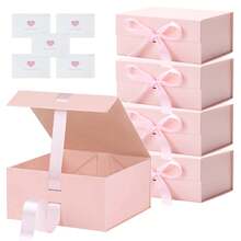 9.5英寸 x 7.1英寸 x 4.3英寸 中号带盖礼盒，适合母亲节、生日、婚礼、新娘派对、毕业典礼、伴娘礼物及各种场合。 - 查看 24