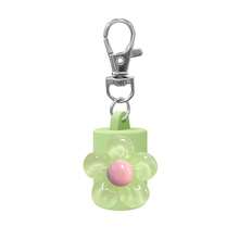 1个口红盖钥匙扣，适用于口红、唇彩、挂绳或包包唇膏收纳，女士唇部彩妆钥匙扣，带可替换防漏盖 - 查看 10