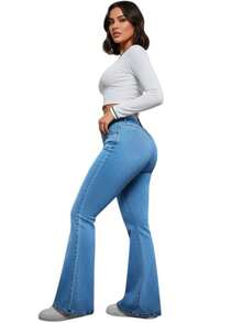 Women Pants - Blue - View 5