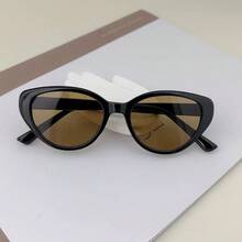 1 chiếc kính mắt mèo thời trang tối giản dành cho nữ, thích hợp cho kỳ nghỉ hè, đi biển, làm phụ kiện trang trí. - Nhiều màu - Xem 9