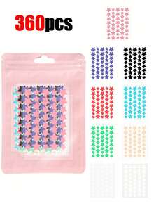 1440pcs Cartoon Color Concealer Stickers - Pink, Black, White, Blue, Purple, Green, Star Shaped Concealer Stickers, Essential For Photography, Suitable For Parties, Gatherings, Decoration, Vanity, Travel, Bedroom, Great Gift And Giveaway, Affordable Price - Multicolor - View 10