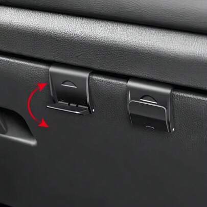 1 ชิ้น ตะขอแขวนประตูรถแบบพับได้ | ตะขอแขวนของในรถสีดำมินิมอล, น้ำหนักเบาและทนทาน, ยึดเกาะแน่น, ดีไซน์ประหยัดพื้นที่, เหมาะสำหรับรถยนต์ส่วนใหญ่, รูปทรงตะขอเพรียวบาง, โครงสร้างกะทัดรัดและแข็งแรง, ทำจากวัสดุ PE