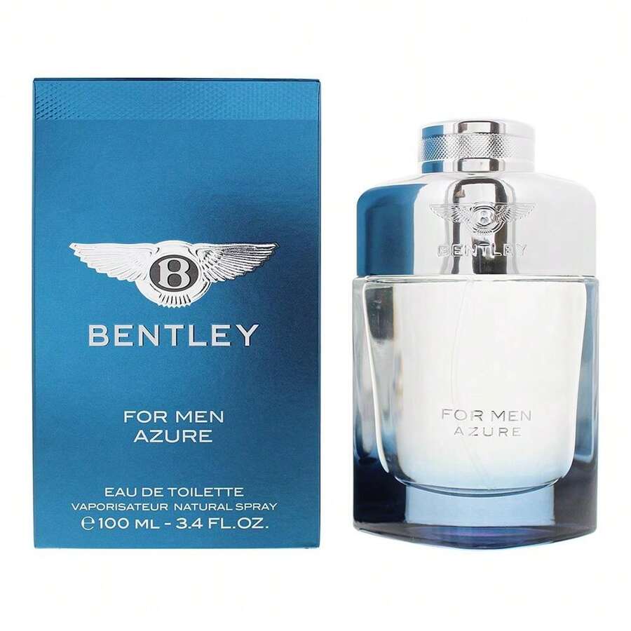 Bentley For Men Azure EDT 100ml With Free Fragrance Gift - Woody & Earthy - View 1