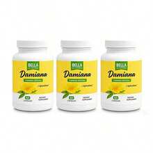 Bella Damiana Leaf Capsules – 1000 Mg Per Serving – Herbal Supplement For Energy & Mood Support – Non-GMO, Gluten-Free – 60 Capsules - 3件 - 查看 1