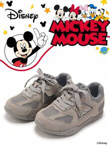 Authorized Collaboration With Mickey Mouse | A Pair Of Disney Children's Sneakers, Suitable For Daily, Festival, Sports, And Outdoor Wear. It Fits The Foot Comfortably, Is Anti-Slip, Wear-Resistant, And Breathable (Boys' Sneakers, Boys' Board Shoes, Children's Sneakers, Girls' Sneakers, Girls' Board Shoes) - Grey - View 1