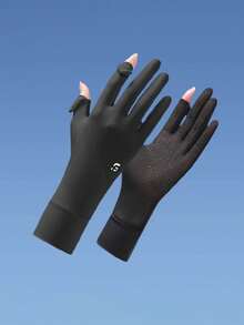 Women's Summer Outdoor UV Protection Gloves, Thin Breathable Mesh Fingerless Gloves, Anti-Slip Touchscreen Gloves For Cycling - Sunscreen Gloves - View 9