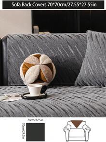 1件舒适雪尼尔沙发垫套，四季通用现代简约防滑沙发座垫，防尘易清洁，适用于卧室、办公室、客厅组合家具、L型沙发和1/2/3/4座沙发，灰色清新时尚，柔软舒适，不易褪色，宠物友好。 - 灰色 - 查看 15