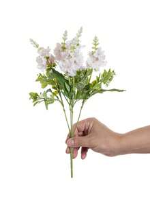 1 pieza Flor de cactus artificial, planta falsa, decoración de jardín exterior, corona de fiesta de boda, decoración del hogar, comedor, dormitorio, decoración de invierno, regalo de cumpleaños - Rosa Pálido - Ver 4