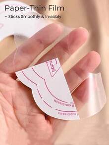 10/20/30pcs Invisible Lifting Breast Tape, Self-Adhesive Summer Lifting Breast Tape, Essential For Travel And Vacation - Multicolor - View 4