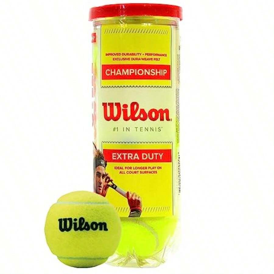 WILSON Championship Tennis Balls - Yellow - View 1