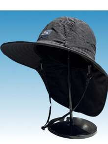 Sombrero de cubo con protección UV para el cuello, sombrero de sol para hombre, adecuado para actividades al aire libre como senderismo y pesca en verano - A - Ver 8