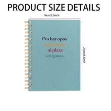 1 pieza Cuaderno de tapa dura A5 con puntos, encuadernado en espiral - A - Ver 2