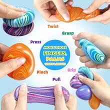 Fidget-Spielzeug weicher Stressball zum Drücken, geeignet für Kinder und Erwachsene, Oster-Ei-Stressball als Party-Mitgebsel, Fidget-Ball, Geburtstagsgeschenk, Füllung für Geschenktüten, Eiswürfel-weicher Drück-Süßigkeitenball, Belohnungsspielzeug für das Klassenzimmer - Verschiedenfarbig - Übersicht 4