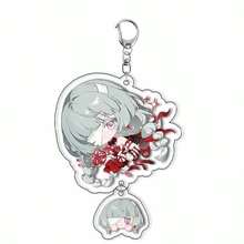 Mingswell 亚克力钥匙扣 定制动漫周边背包挂件，礼物，节日礼物，生日礼物，完美礼物 - 彩色 - 查看 14