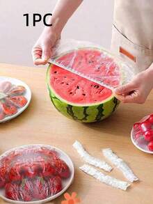 500PCS/100PCS Disposable Food Cling Film Cover Shower Head Cover Multi-Purpose Disposable Shrink Bag Disposable Shoe Cover Thickened Kitchen Cling Film Household Refrigerator Refrigerated Food Preservation Cover Elastic Telescopic Cover - White - View 15