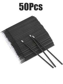 100/200pcs Grafted Eyelash Cleaning Swabs, Eyelash Extension Makeup Tools, Suitable For Eyelash Details - Multicolor - View 9