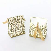 30 hộp quà nhỏ sang trọng màu vàng và bạc, thích hợp làm quà kỷ niệm, quà cưới, quà bí ẩn kèm nơ, phù hợp cho Halloween, Lễ Tạ ơn, tiệc sinh nhật và các buổi họp mặt. - nhiều màu - Xem 7