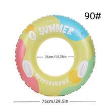1pc Thick Double Air Chamber Summer Adult Swimming Ring, Inflatable Underarm Circle For Beginner Swimmers, Men & Women, Children, Anti-Flip Anti-Sinking - Multicolor - View 10