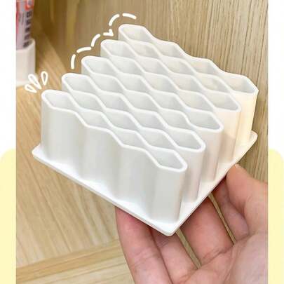 1pc Medication Storage Box, Ointment Dispenser, Organizer, Medicine Holder, Ointment Compartment Organizer, Desktop Cream Organizer, Multi-Function Ointment Tube Holder