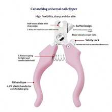 1pc Pet Cat Nail Clippers, Cat Paw Trimmer - View 2